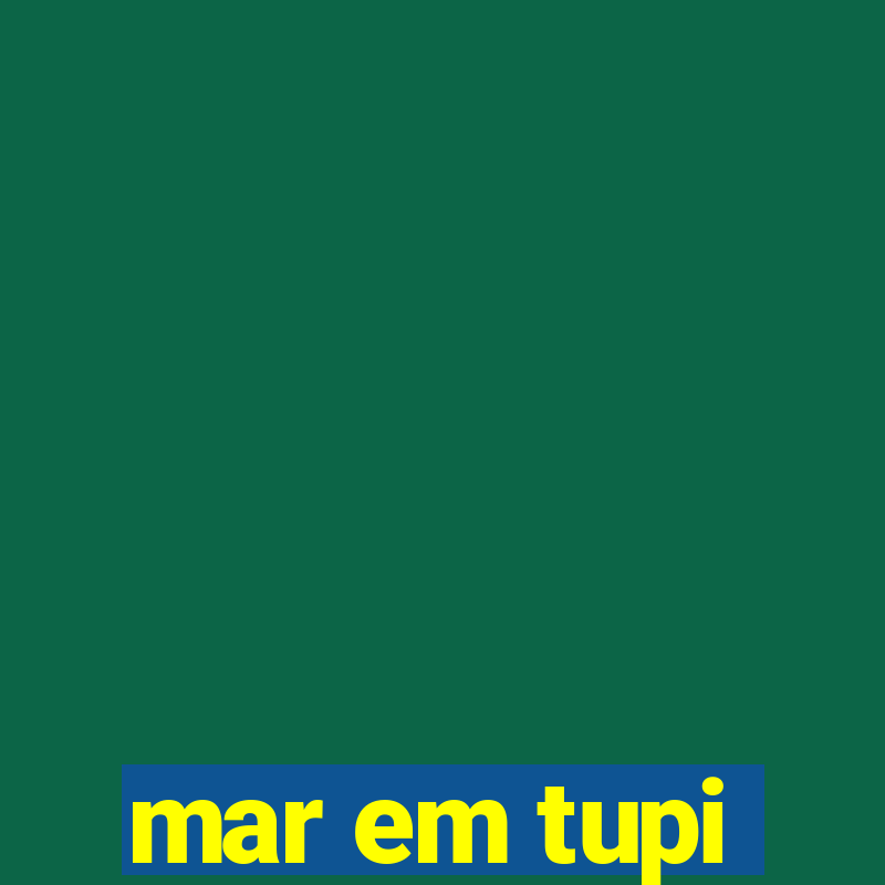 mar em tupi-guarani